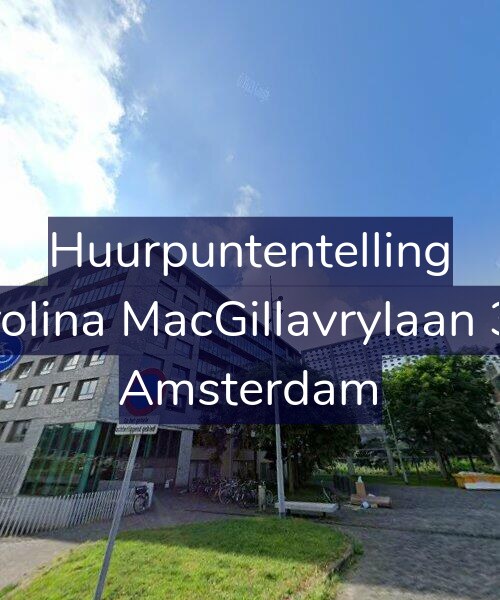 Foto gevel Huurpuntentelling voor Carolina MacGillavrylaan 324, Amsterdam
