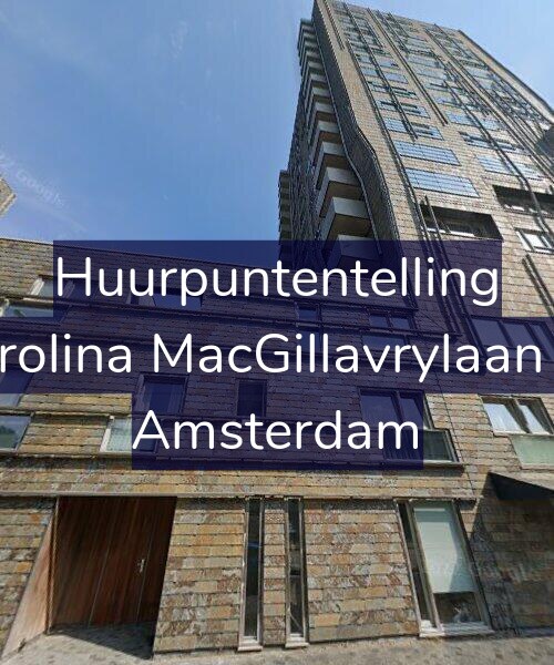 Foto gevel Huurpuntentelling voor Carolina MacGillavrylaan 85, Amsterdam