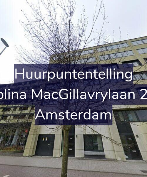 Foto gevel Huurpuntentelling voor Carolina MacGillavrylaan 2196, Amsterdam