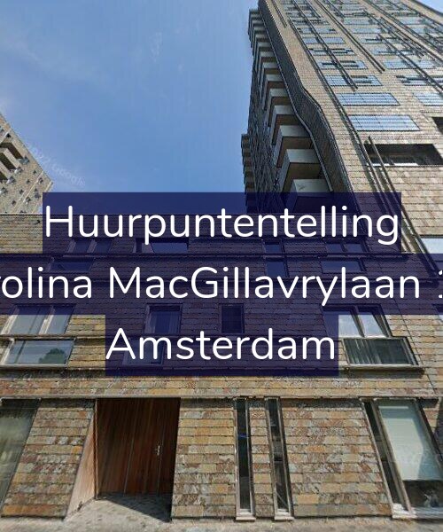 Foto gevel Huurpuntentelling voor Carolina MacGillavrylaan 109, Amsterdam
