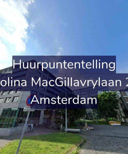 Foto gevel Huurpuntentelling voor Carolina MacGillavrylaan 298, Amsterdam