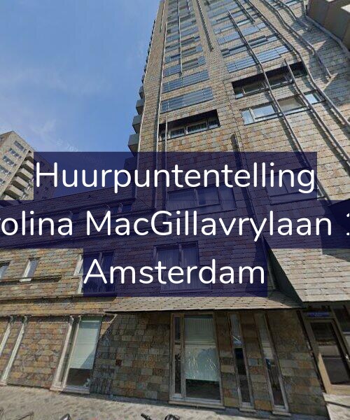 Foto gevel Huurpuntentelling voor Carolina MacGillavrylaan 175, Amsterdam