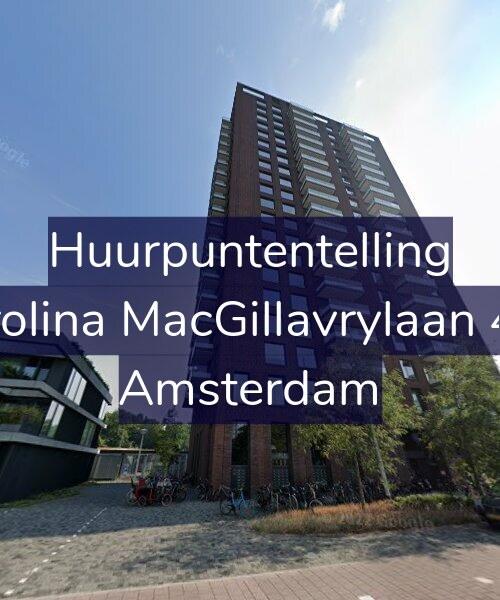 Foto gevel Huurpuntentelling voor Carolina MacGillavrylaan 427, Amsterdam