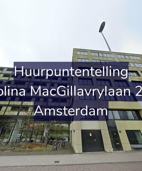 Foto gevel Huurpuntentelling voor Carolina MacGillavrylaan 2228, Amsterdam