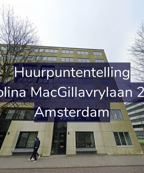 Foto gevel Huurpuntentelling voor Carolina MacGillavrylaan 2260, Amsterdam