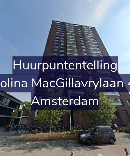 Foto gevel Huurpuntentelling voor Carolina MacGillavrylaan 473, Amsterdam