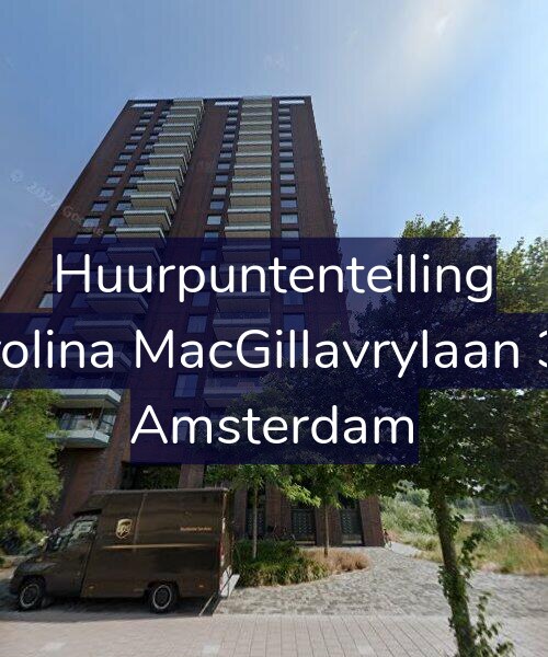 Foto gevel Huurpuntentelling voor Carolina MacGillavrylaan 341, Amsterdam