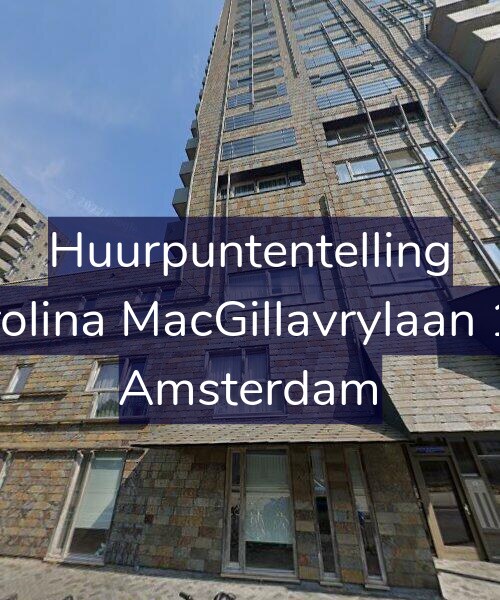 Foto gevel Huurpuntentelling voor Carolina MacGillavrylaan 177, Amsterdam
