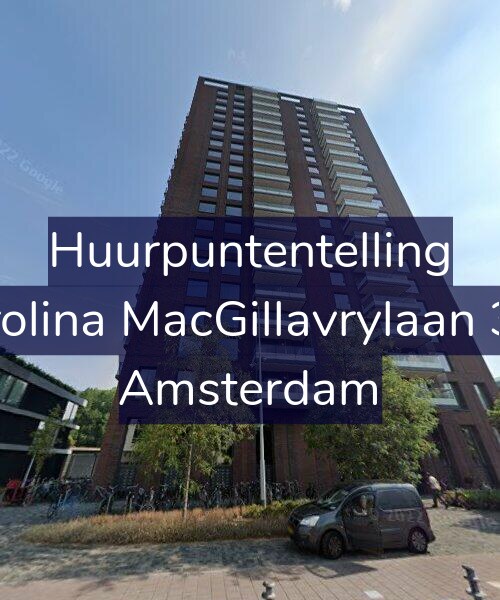 Foto gevel Huurpuntentelling voor Carolina MacGillavrylaan 377, Amsterdam