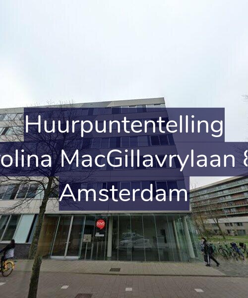 Foto gevel Huurpuntentelling voor Carolina MacGillavrylaan 806, Amsterdam