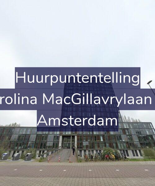 Foto gevel Huurpuntentelling voor Carolina MacGillavrylaan 68, Amsterdam