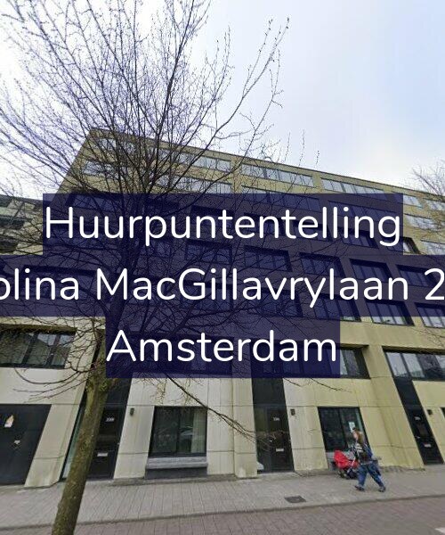 Foto gevel Huurpuntentelling voor Carolina MacGillavrylaan 2128, Amsterdam