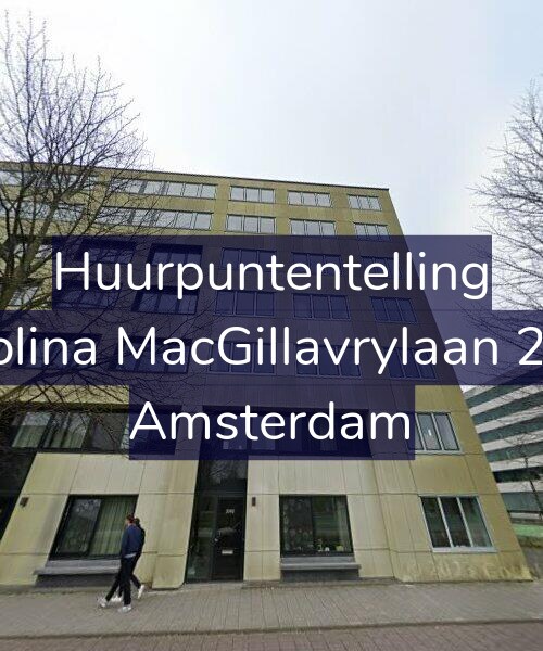 Foto gevel Huurpuntentelling voor Carolina MacGillavrylaan 2102, Amsterdam