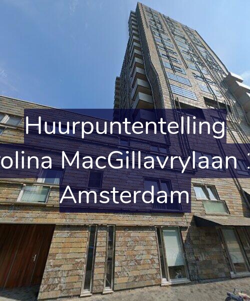 Foto gevel Huurpuntentelling voor Carolina MacGillavrylaan 149, Amsterdam