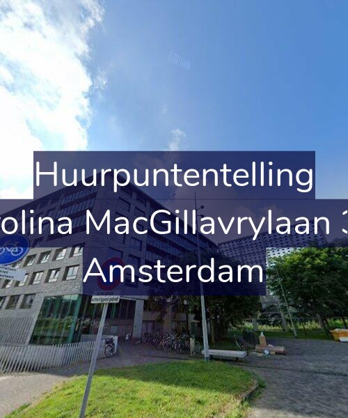 Foto gevel Huurpuntentelling voor Carolina MacGillavrylaan 336, Amsterdam