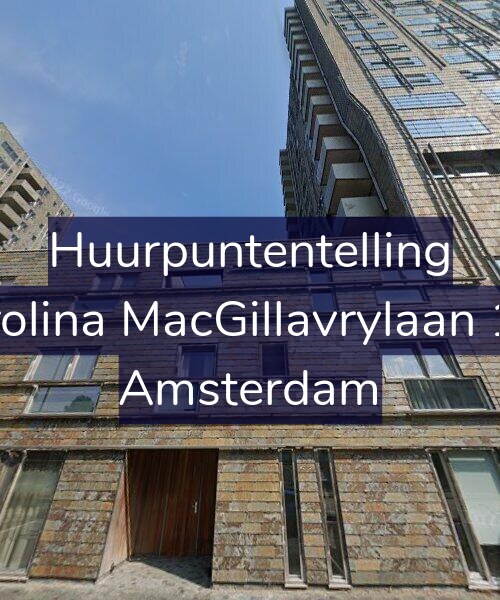 Foto gevel Huurpuntentelling voor Carolina MacGillavrylaan 133, Amsterdam