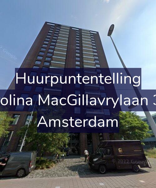 Foto gevel Huurpuntentelling voor Carolina MacGillavrylaan 375, Amsterdam