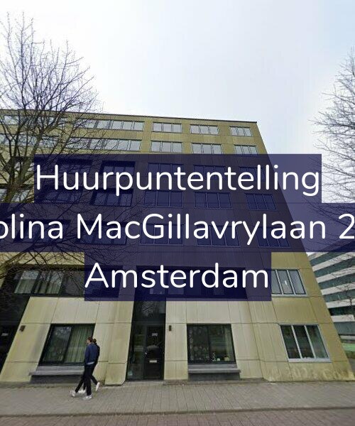 Foto gevel Huurpuntentelling voor Carolina MacGillavrylaan 2262, Amsterdam