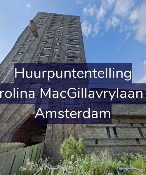 Foto gevel Huurpuntentelling voor Carolina MacGillavrylaan 33, Amsterdam