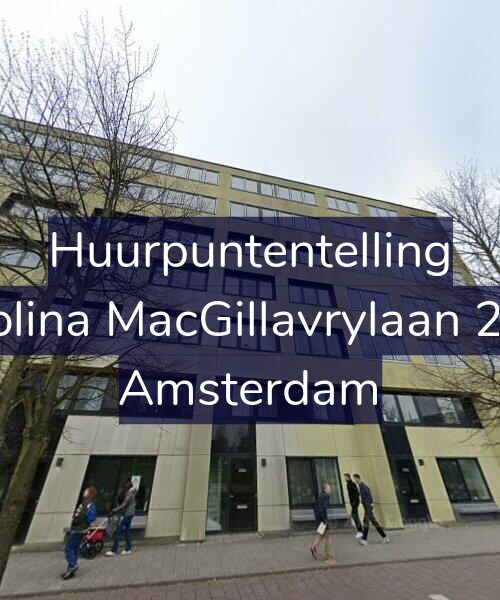 Foto gevel Huurpuntentelling voor Carolina MacGillavrylaan 2152, Amsterdam