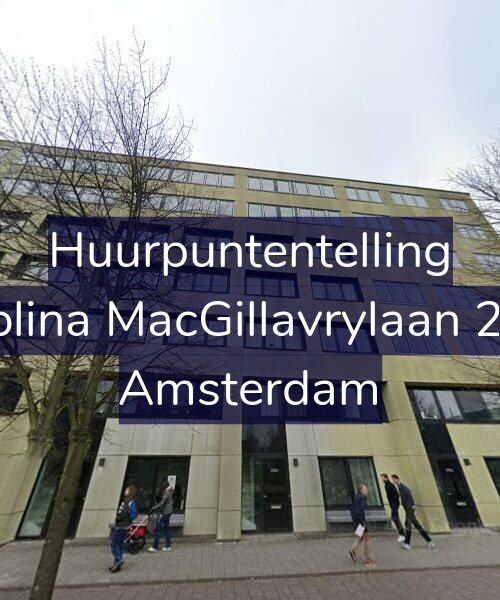 Foto gevel Huurpuntentelling voor Carolina MacGillavrylaan 2272, Amsterdam