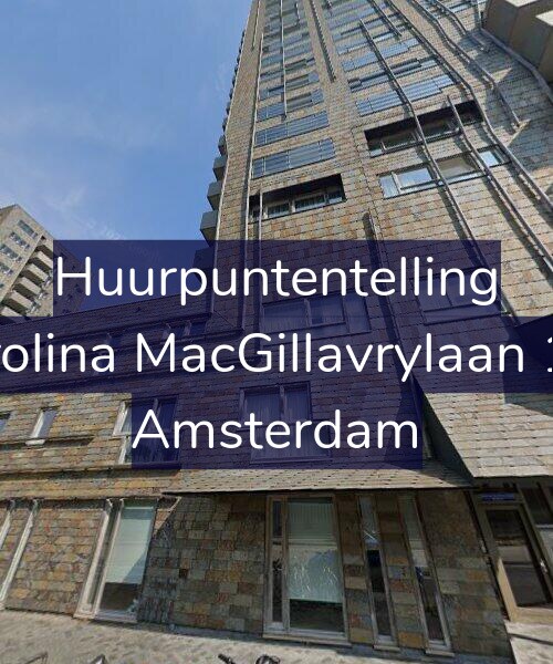 Foto gevel Huurpuntentelling voor Carolina MacGillavrylaan 151, Amsterdam