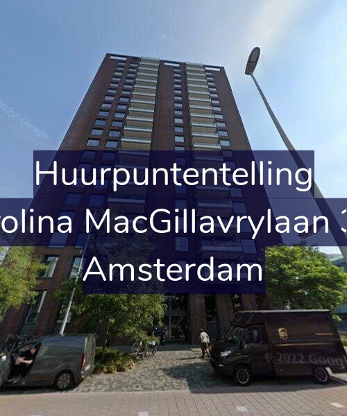Foto gevel Huurpuntentelling voor Carolina MacGillavrylaan 359, Amsterdam