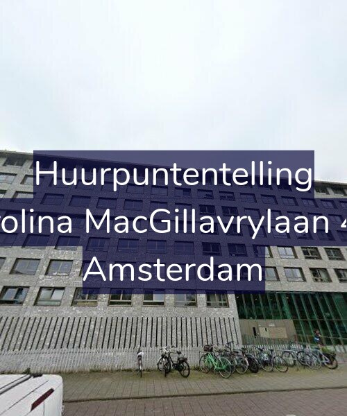 Foto gevel Huurpuntentelling voor Carolina MacGillavrylaan 410, Amsterdam
