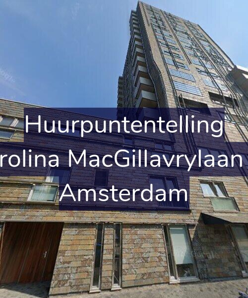 Foto gevel Huurpuntentelling voor Carolina MacGillavrylaan 89, Amsterdam