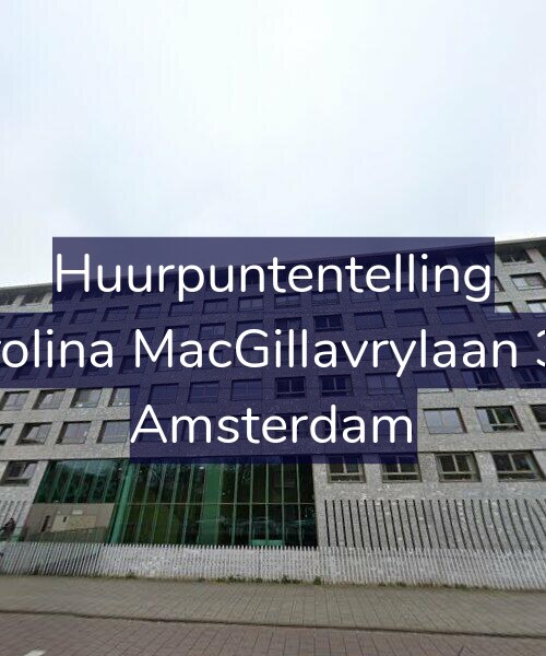 Foto gevel Huurpuntentelling voor Carolina MacGillavrylaan 384, Amsterdam