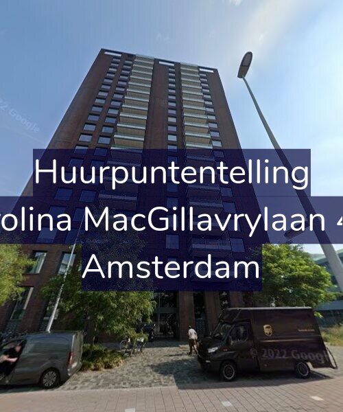 Foto gevel Huurpuntentelling voor Carolina MacGillavrylaan 487, Amsterdam