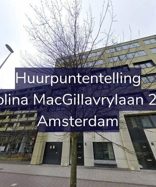 Foto gevel Huurpuntentelling voor Carolina MacGillavrylaan 2178, Amsterdam