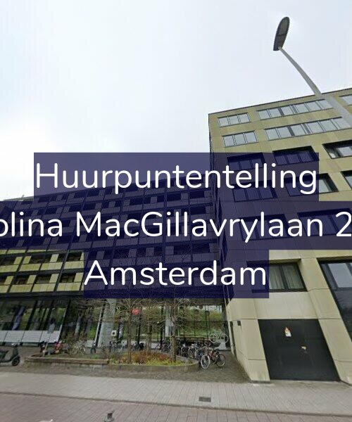 Foto gevel Huurpuntentelling voor Carolina MacGillavrylaan 2182, Amsterdam