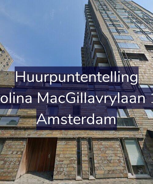 Foto gevel Huurpuntentelling voor Carolina MacGillavrylaan 111, Amsterdam