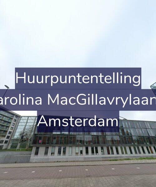 Foto gevel Huurpuntentelling voor Carolina MacGillavrylaan 8, Amsterdam