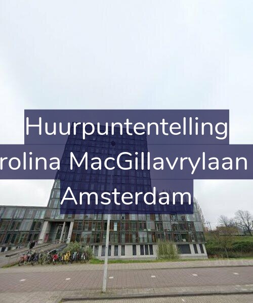 Foto gevel Huurpuntentelling voor Carolina MacGillavrylaan 80, Amsterdam