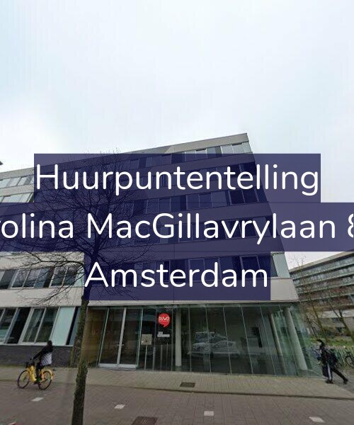 Foto gevel Huurpuntentelling voor Carolina MacGillavrylaan 824, Amsterdam