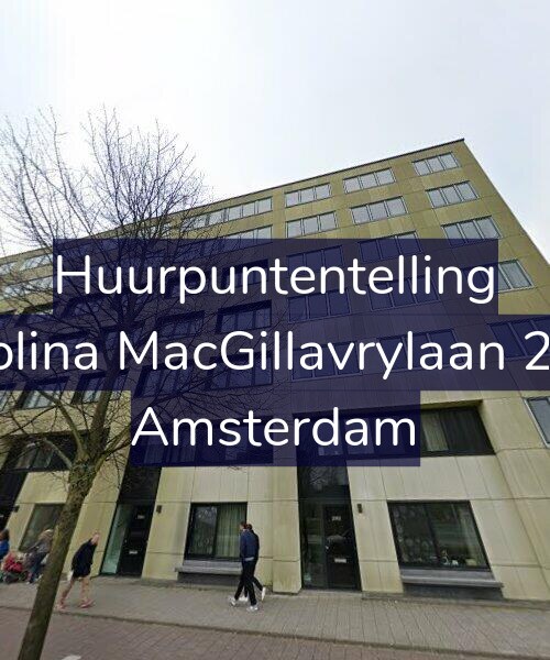 Foto gevel Huurpuntentelling voor Carolina MacGillavrylaan 2248, Amsterdam