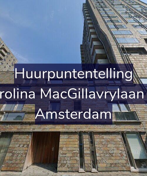 Foto gevel Huurpuntentelling voor Carolina MacGillavrylaan 77, Amsterdam