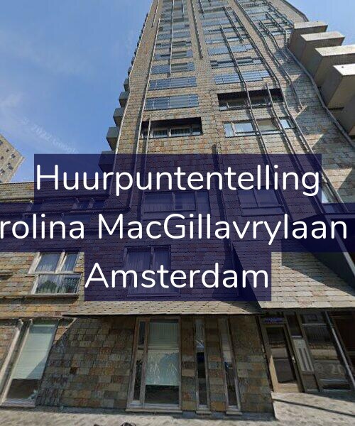 Foto gevel Huurpuntentelling voor Carolina MacGillavrylaan 67, Amsterdam