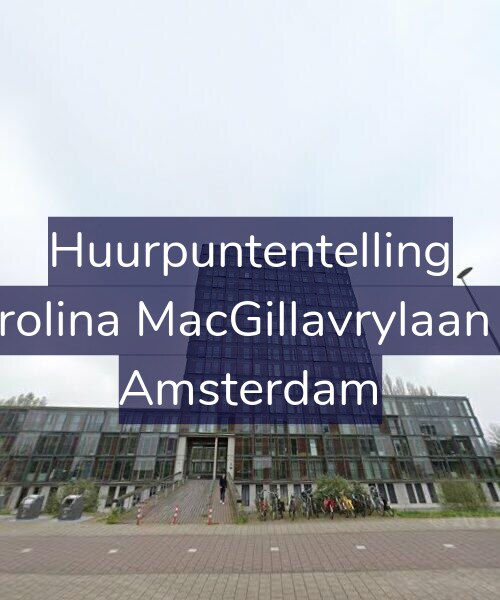 Foto gevel Huurpuntentelling voor Carolina MacGillavrylaan 70, Amsterdam