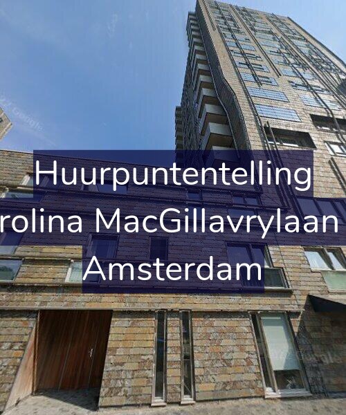 Foto gevel Huurpuntentelling voor Carolina MacGillavrylaan 53, Amsterdam