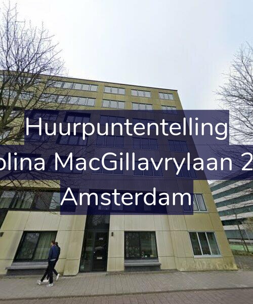 Foto gevel Huurpuntentelling voor Carolina MacGillavrylaan 2254, Amsterdam
