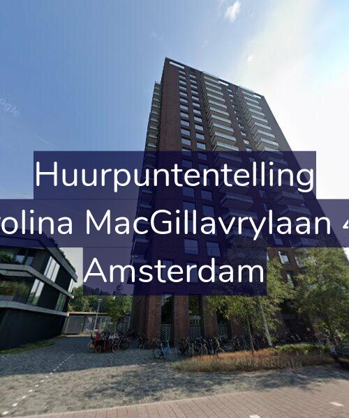 Foto gevel Huurpuntentelling voor Carolina MacGillavrylaan 411, Amsterdam
