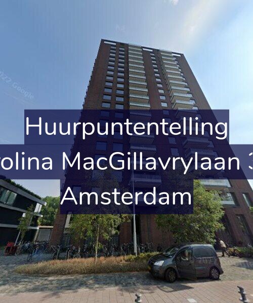 Foto gevel Huurpuntentelling voor Carolina MacGillavrylaan 345, Amsterdam