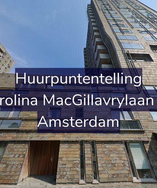 Foto gevel Huurpuntentelling voor Carolina MacGillavrylaan 47, Amsterdam