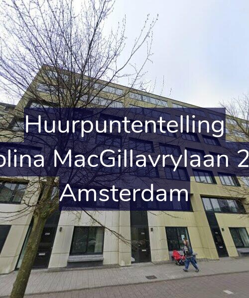 Foto gevel Huurpuntentelling voor Carolina MacGillavrylaan 2244, Amsterdam