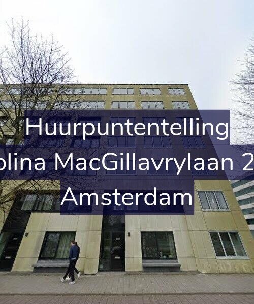 Foto gevel Huurpuntentelling voor Carolina MacGillavrylaan 2166, Amsterdam