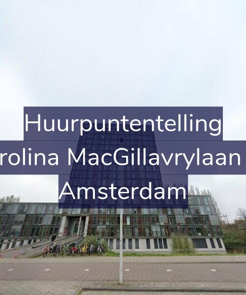 Foto gevel Huurpuntentelling voor Carolina MacGillavrylaan 76, Amsterdam