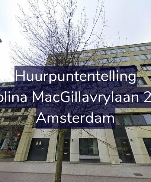 Foto gevel Huurpuntentelling voor Carolina MacGillavrylaan 2148, Amsterdam